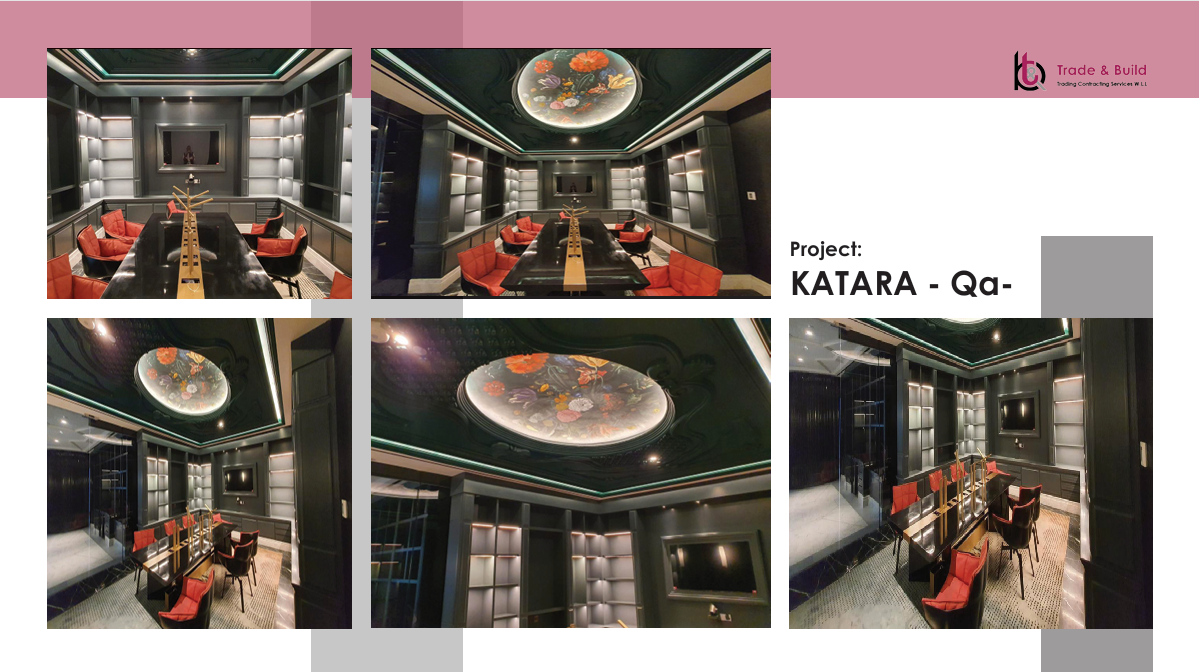 Katara Qatar boardroom project collage